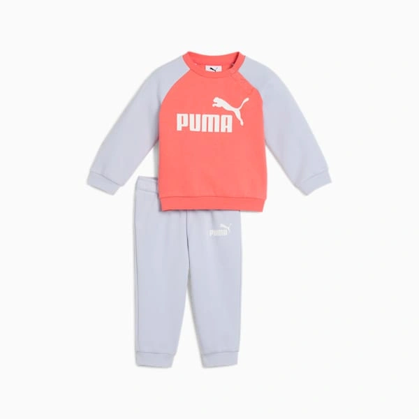 Puma Minicats: Søtt sett for små eventyrere! Raglan-overdel og bukse, perfekt for lek og moro.